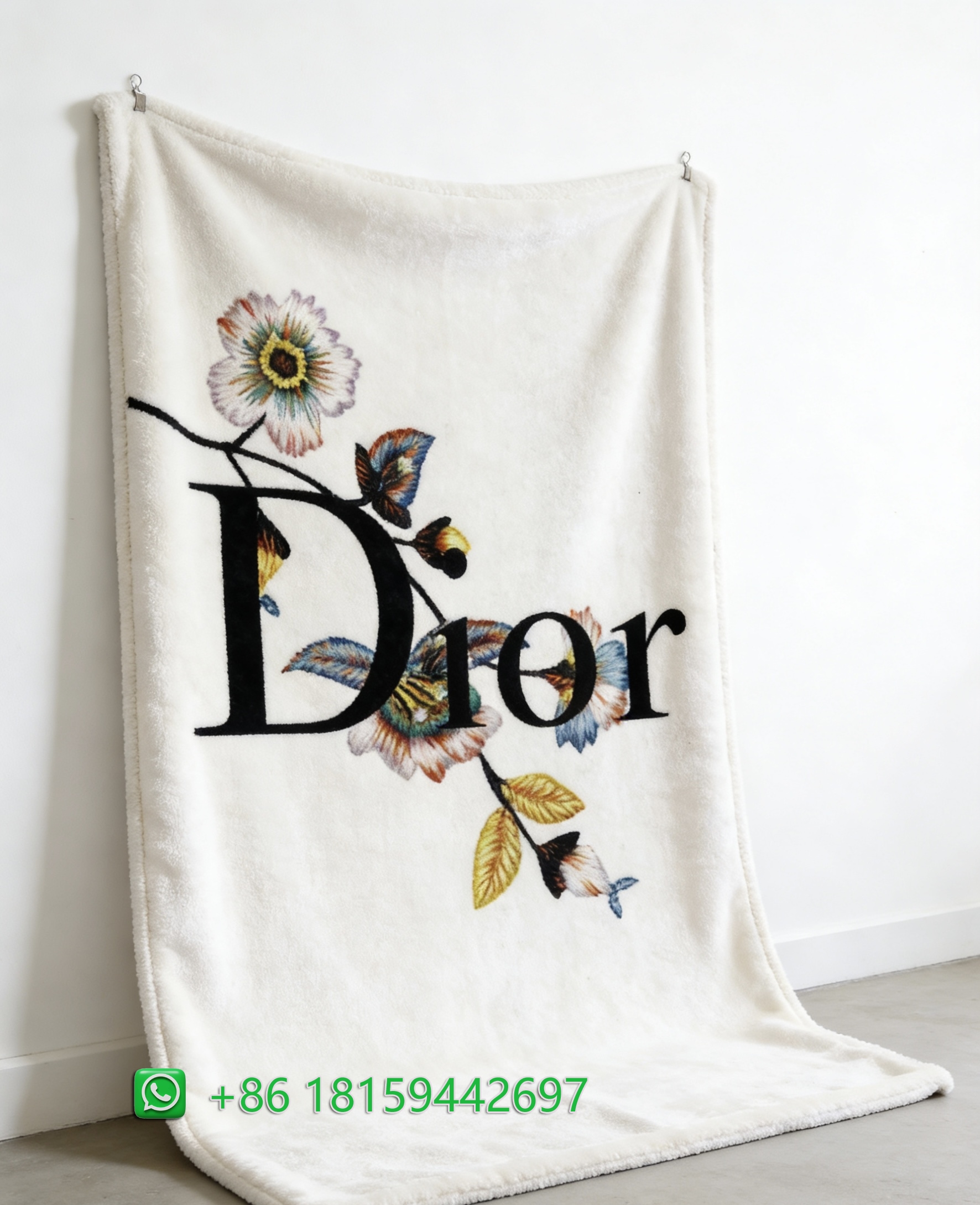 Dior Throw Blankets
